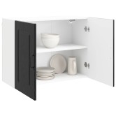 Mosogatógép panel kalmar fekete tölgy 80 x 31 x 60 cm faanyag