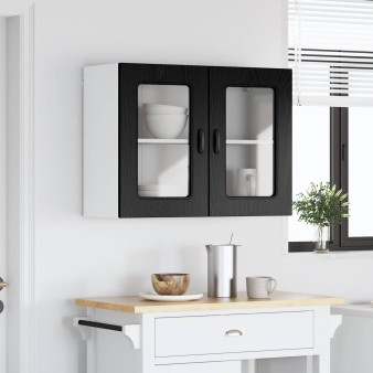 Mosogatógép panel kalmar fekete tölgy 80 x 31 x 60 cm faanyag
