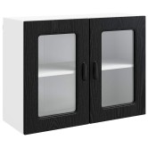 Mosogatógép panel kalmar fekete tölgy 80 x 31 x 60 cm faanyag Mosogatógép panel kalmar fekete tölgy 80 x 31 x 60 cm faanyag
