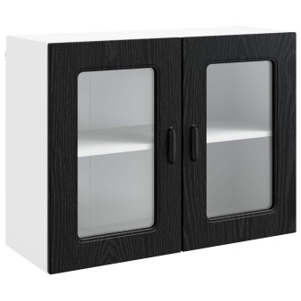 Mosogatógép panel kalmar fekete tölgy 80 x 31 x 60 cm faanyag