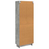 Szekrény szett 2 pcs betonszürke 66 x 34,5 x 90 cm szerelt fa