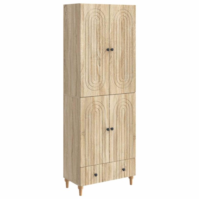 Szekrény szett 2 pcs 66 x 34,5 x 95 cm szerelt fa