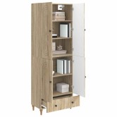 Szekrény szett 2 pcs 66 x 34,5 x 95 cm szerelt fa