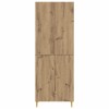 Szekrény szett 2 pcs kézműves tölgy 66 x 34,5 x 90 cm