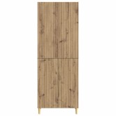 Szekrény szett 2 pcs kézműves tölgy 66 x 34,5 x 90 cm