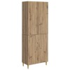 Szekrény szett 2 pcs kézműves tölgy 66 x 34,5 x 90 cm