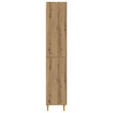 Szekrény szett 2 pcs kézműves tölgy 66 x 34,5 x 90 cm