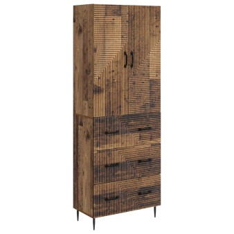 Szekrény szett 2 pcs antik fa 66 x 34,5 x 90 cm szerelt fa