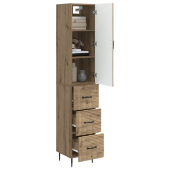 Szekrény szett 2 pcs kézműves tölgy 33 x 34,5 x 90 cm