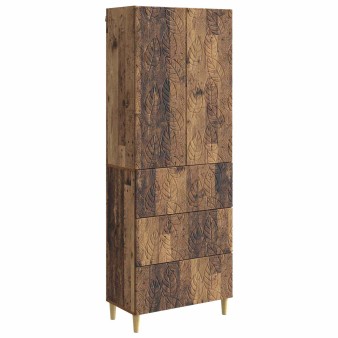 Szekrény szett 2 pcs antik fa 66 x 34,5 x 90 cm szerelt fa