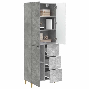 2 pcs betonszürke