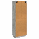 Szekrény szett 2 pcs betonszürke 66 x 34,5 x 87 cm szerelt fa