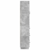 Szekrény szett 2 pcs betonszürke 66 x 34,5 x 87 cm szerelt fa