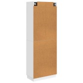 Szekrény szett 2 pcs magasfényű fehér 66 x 34,5 x 87 cm Szekrény szett 2 pcs magasfényű fehér 66 x 34,5 x 87 cm
