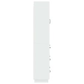 Szekrény szett 2 pcs magasfényű fehér 66 x 34,5 x 87 cm Szekrény szett 2 pcs magasfényű fehér 66 x 34,5 x 87 cm