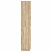 Szekrény szett 2 pcs sonoma tölgy 33 x 34,5 x 87 cm szerelt fa Szekrény szett 2 pcs sonoma tölgy 33 x 34,5 x 87 cm szerelt fa