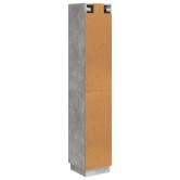 Szekrény szett 2 pcs betonszürke 33 x 34,5 x 87 cm szerelt fa Szekrény szett 2 pcs betonszürke 33 x 34,5 x 87 cm szerelt fa