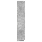 Szekrény szett 2 pcs betonszürke 33 x 34,5 x 87 cm szerelt fa Szekrény szett 2 pcs betonszürke 33 x 34,5 x 87 cm szerelt fa