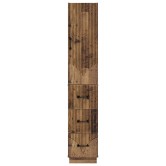 Szekrény szett 2 pcs antik fa 33 x 34,5 x 87 cm szerelt fa Szekrény szett 2 pcs antik fa 33 x 34,5 x 87 cm szerelt fa