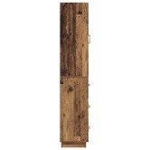 Szekrény szett 2 pcs antik fa 33 x 34,5 x 87 cm szerelt fa Szekrény szett 2 pcs antik fa 33 x 34,5 x 87 cm szerelt fa