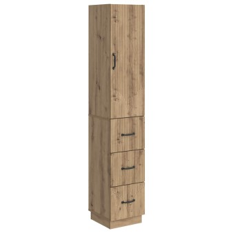 Szekrény szett 2 pcs kézműves tölgy 33 x 34,5 x 87 cm