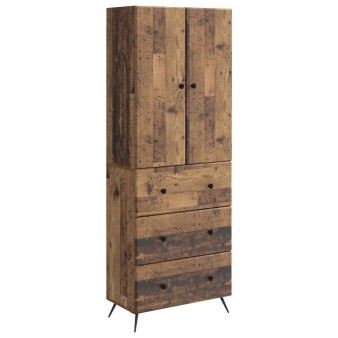 Szekrény szett 2 pcs antik fa 66 x 34,5 x 90 cm szerelt fa