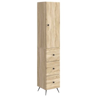 Szekrény szett 2 pcs sonoma tölgy 34,5 x 34,5 x 90 cm