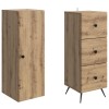 Szekrény szett 2 pcs kézműves tölgy 34,5 x 34,5 x 90 cm