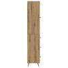 Szekrény szett 2 pcs kézműves tölgy 34,5 x 34,5 x 90 cm