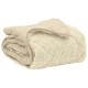 Téli takaró krém 200 x 200 cm mikroszálas és teddy plüss