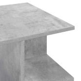 Dohányzóasztal betonszürke 87 x 50 x 45 cm mérnöki fa