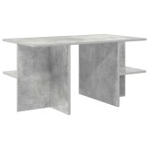 Dohányzóasztal betonszürke 87 x 50 x 45 cm mérnöki fa