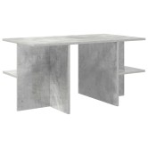 Dohányzóasztal betonszürke 87 x 50 x 45 cm mérnöki fa