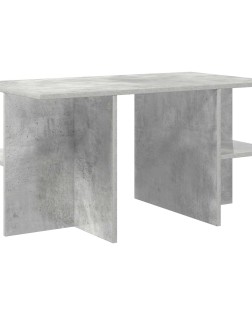 Dohányzóasztal betonszürke 87 x 50 x 45 cm mérnöki fa