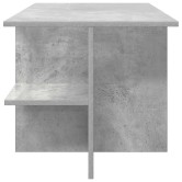 Dohányzóasztal betonszürke 87 x 50 x 45 cm mérnöki fa