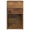 Ágyat tartó szekrény 2 db antik fa 29 x 31,5 x 49 cm szerelt fa