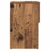 Ágyat tartó szekrény 2 db antik fa 29 x 31,5 x 49 cm szerelt fa