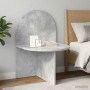 Éjjeli asztal 2 pcs betonszürke 48 x 49 x 65 cm mérnöki fa