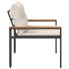 Kerti pad 2 -seater 116 x 67,5 x 72 cm polirattan krémfehér