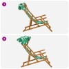 Hintaágy 4 pcs 3 pozíció tömör eukaliptusz fa levélminta