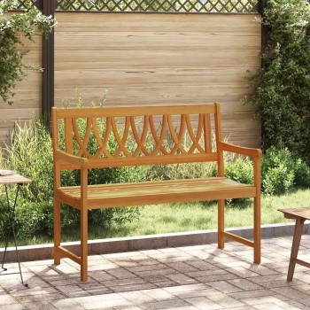 Kerti pad természetes 110 x 55,5 x 90 cm tömör akácfa