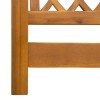 Kerti hinta pad természetes 110 x 56 x 58 cm tömör akácfa
