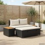 Kültéri kanapé szett 4 -seater 4 pcs 55 x 30 x 39 cm