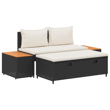 Kültéri kanapé szett 4 -seater 4 pcs 55 x 30 x 39 cm