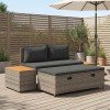 Kültéri kanapé szett 4 -seater 4 pcs 55 x 30 x 39 cm