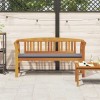 Rózsapad természetes 157 x 46 x 82,5 cm tömör akácfa
