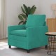 Kanapé türkiz 76 x 81 x 87,5 cm bársony