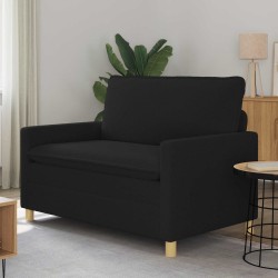 Kanapé fekete 126 x 81 x 87,5 cm szövet