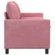 Kanapé rózsaszín 156 x 81 x 87,5 cm bársony