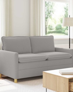 Kanapé világosszürke 156 x 81 x 87,5 cm szövet